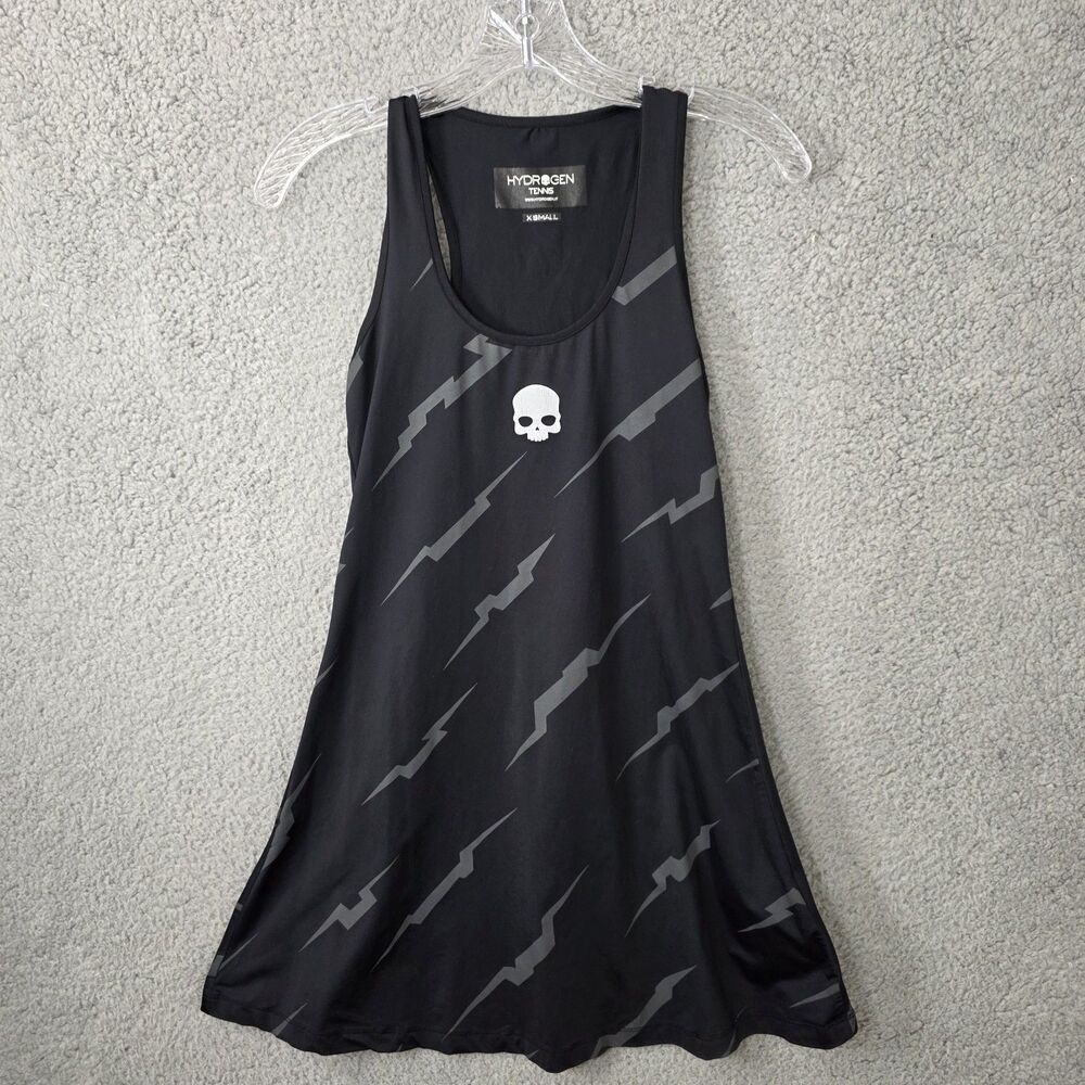 Hydrogen Tennis Tank Dress Women Victory Pickleball Skull Racerback Size XSmall